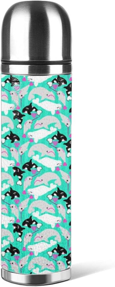 Amazon キッズクジラ水筒 真空断熱 ダブルステンレスボトル ステンレスボトル 軽量 ステンレス鋼 500ml大人 子供用 ウォーターボトル おしゃれ 保温 保冷 スポーツボトル 直飲み 大人 子供用 お洒落 かわいい 遠足 アウトドア 水筒 マグボトル オンライン通販