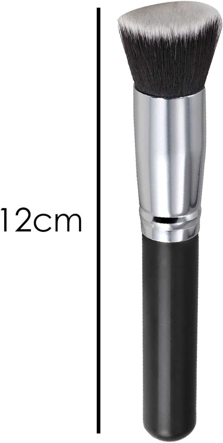 TRIXES Flat Top Kabuki Make Up Brush, for Liquid Powder or Cream Makeup - Image 4