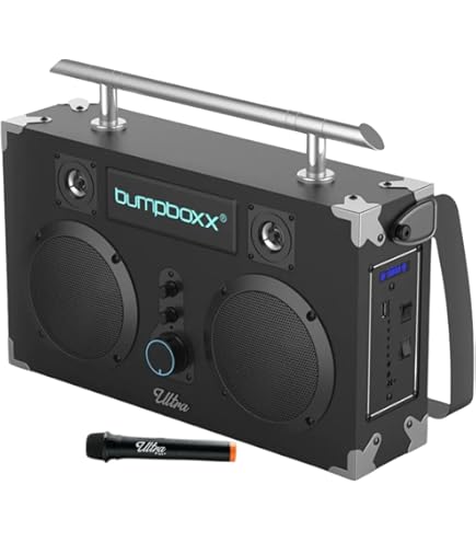 Amazon.com: Bumpboxx Bluetooth Portable Speaker Boombox Flare8 Pro