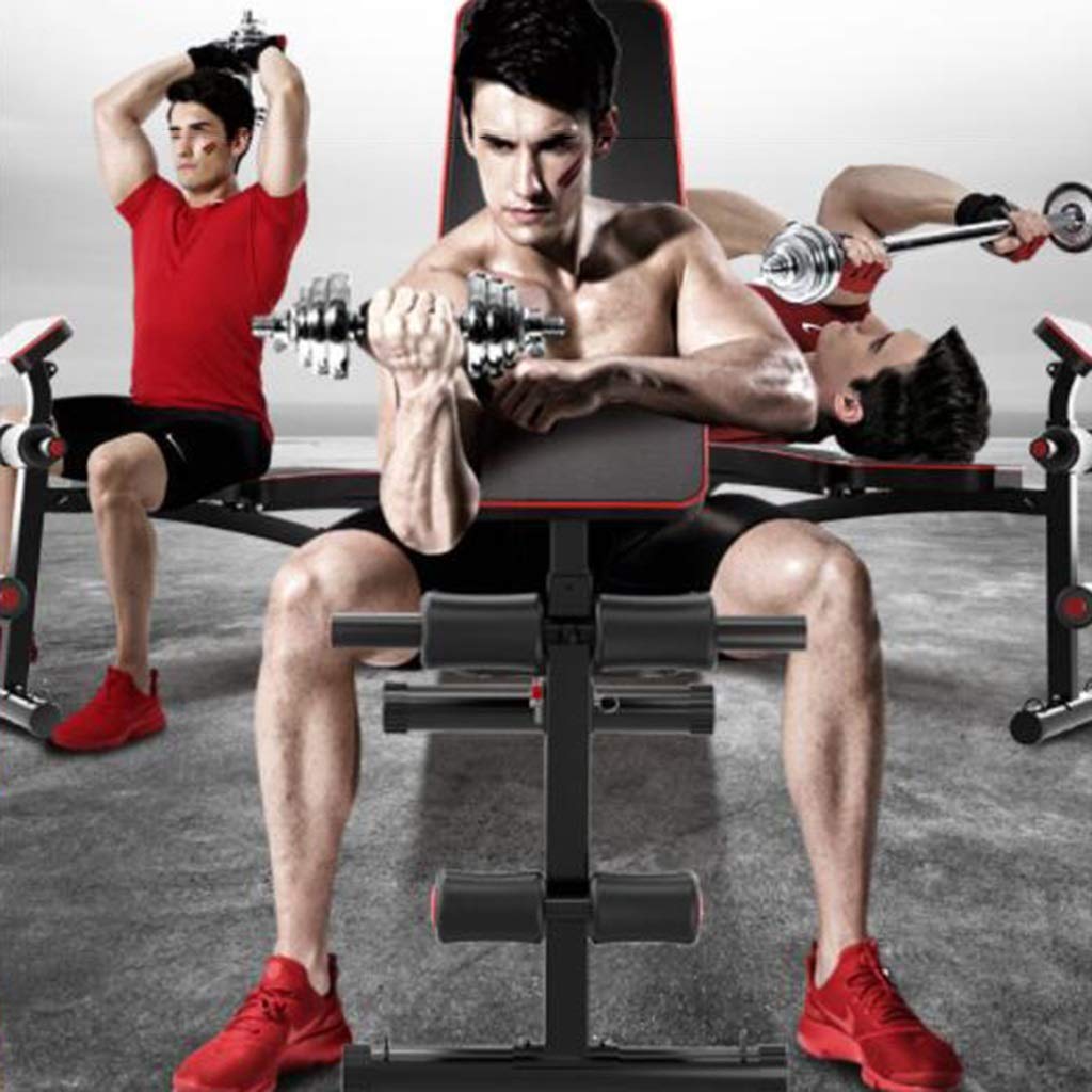 全国宅配無料 ダンベルアレー フィットネスの椅子のダンベルのベンチ腹部のアップ フィットネス器具の家の多機能援助の鳥のベンチスツールの負荷容量150kg Color Black Size 140 50 64cm 55 19 25in 140 50 64cm 55 19 25in Black B07kkcrphn 国際ブランド