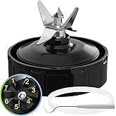7-Fins Extractor Blade Assembly with Rubber Gasket Blender Replacement Parts Compatible with Nurti Ninja Blenders Auto iQ BL4
