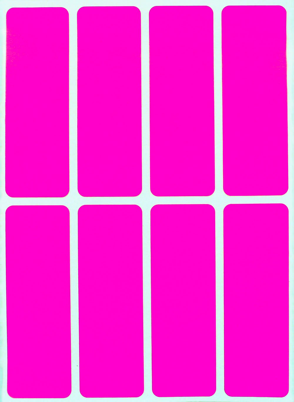 Royal Green Rectangular Sticker Color Coded Write on Labels for Organizing, Moving, & Mailing, 3x1 inch Stickers Writable Labels & Tags for Home, Office, and School Projects, 400-Pack (Neon Pink)