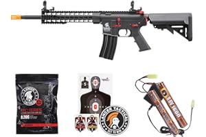Lancer Tactical Gen 2 Airsoft M4 Carbine 10" KeyMod Piactinny AEG Rifle-1000 Rounds 0.20g BBS, 9.6v Nimh Battery & Charger Included
