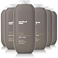 Method Men Body Wash, Cedar + Cypress, Paraben and Phthalate Free, 18 FL Oz (Pack of 6)