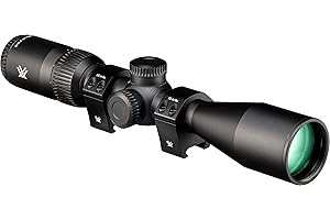 Vortex Triumph HD 3-9x40 Second Focal Plane, 1-inch Tube Riflescope Kit - Dead-Hold BDC (MOA) Reticle, 1" Hunter Rings - 0.90" Low Height, Neoprene Cover