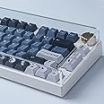 Hyekit Premium Acrylic Keyboard Cover - Clear Protector for Mechanical Keyboards - Dust Cover - Compatible with Nj80/GMMK Pro/Keychron Q1/MOD007 (12.598'' x 5.31'' x 0.90'')