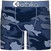 Ethika Men’s Mid Boxer Brief, 4-Way Stretch Performance Underwear - Bolt Camo