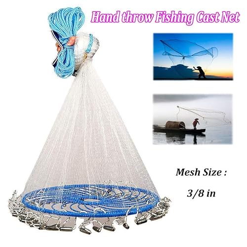 disc fishing net Hand Throwing for Durable Aluminum Ring Cast Net with Detachable Design Easy to Carry and Store Outdoor Tool : Sports & Outdoors Hand Throwing Fishing Easy Throwing Fishing Aluminum Ring Fishing Hand Spinning Fishing Disc Hand Throwing Fishing Large Fishing Features Herunwer Hand Throwing Fishing Net