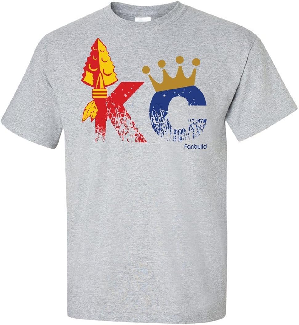Kansas City Sports Hybrid Shirt (Grey XL Shirt) Clothing