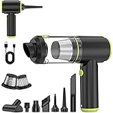 WADCIMC Handheld Vacuum Cordless - Car Vacuum Cleaner with Brushless Motor, 20000PA High Power, 2 in 1 Air Duster and Vacuum Cleaner, Mini Hand Held Vacuum Rechargeable for Home, Car, Office, Pet Hair