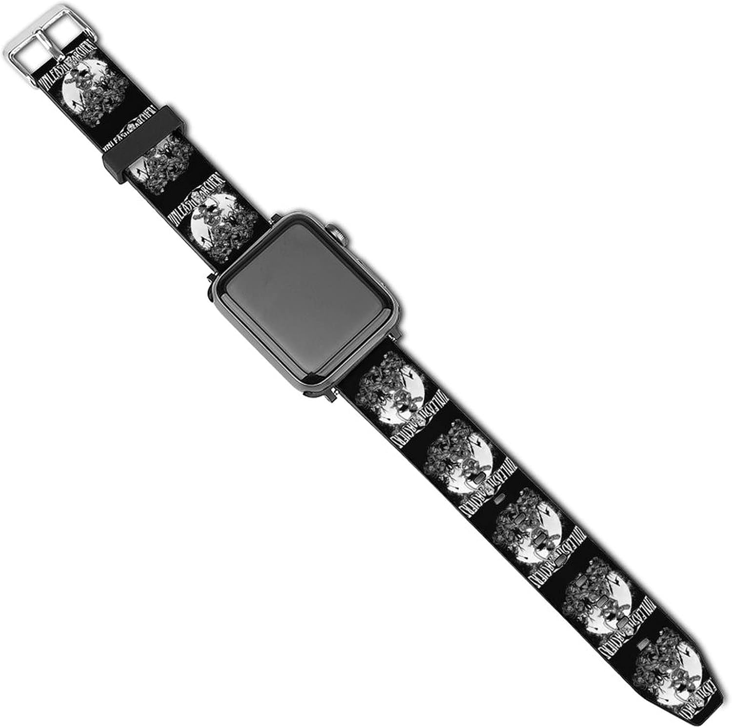 Un-leash The-Archers Patterned Leather Wristband Strap for Apple Watch Series 5/4/3/2/1