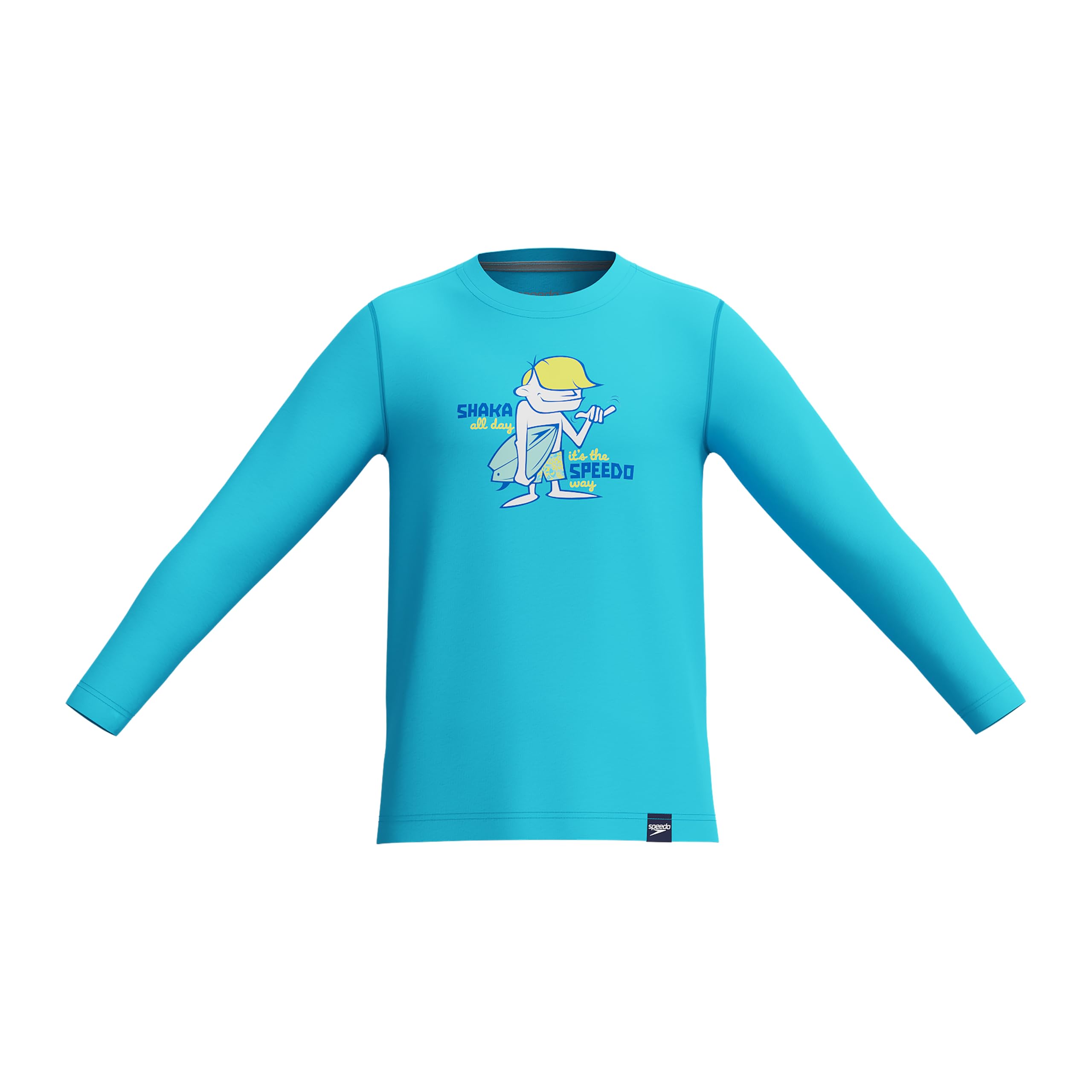 Speedo Boy’s Uv Swim Shirt Long Sleeve Tee Graphic