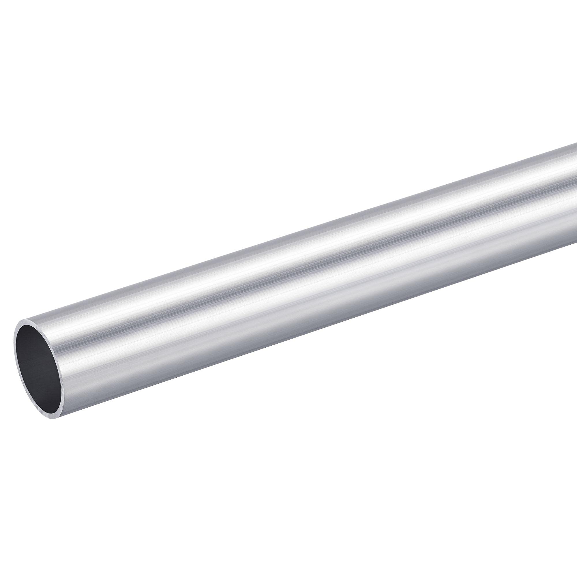 sourcing map 6063 Aluminum Round Tube 25mm OD 22mm Inner Dia 200mm Length Pipe Tubing
