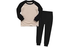 VAENAIT BABY VAENAIT 6M-12Y Toddler Toddler Kids Toddler Girls Boys Soft Comfy Modal Tencel Solid Raglan Sleepwear Pajamas Pjs 2pcs Set
