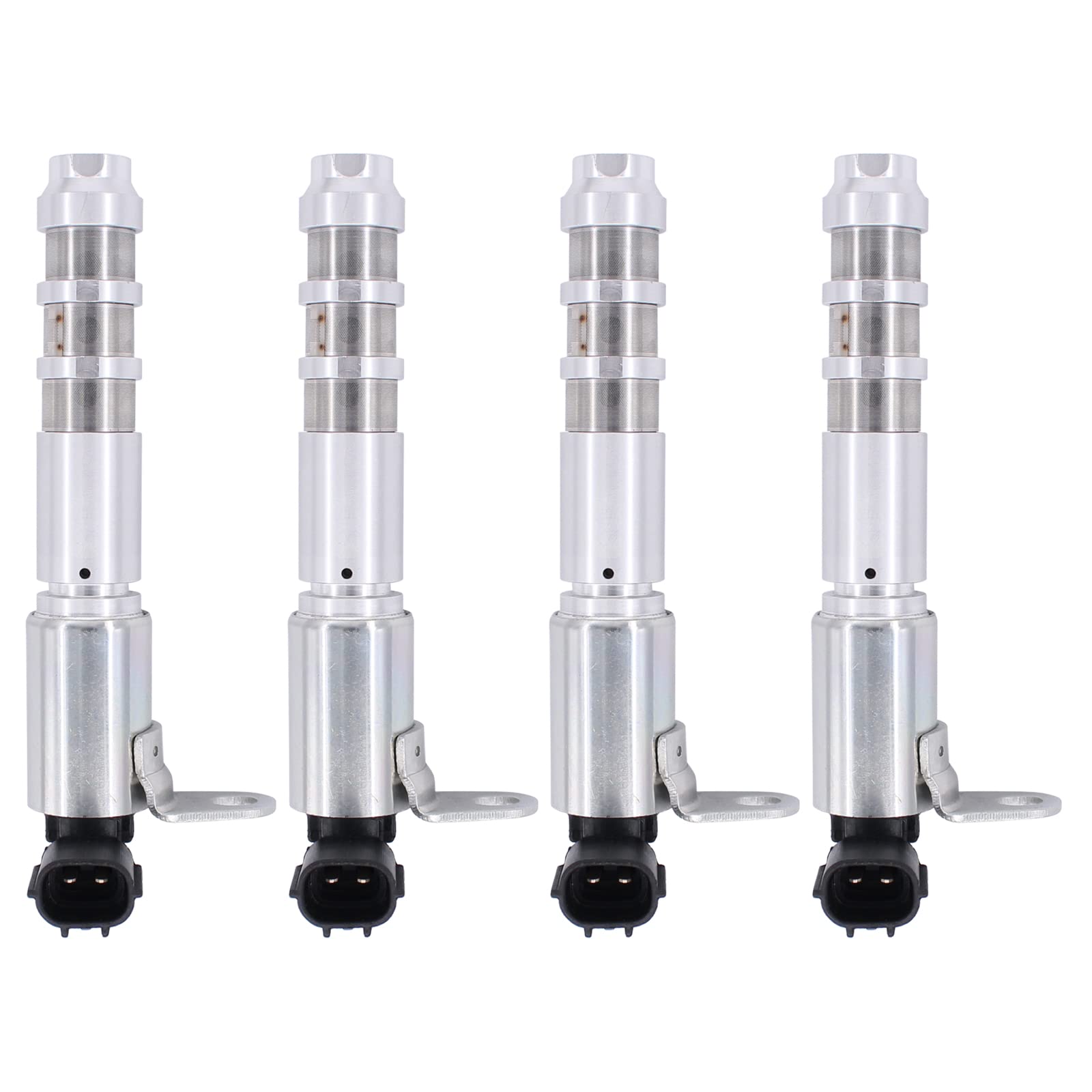 Photo 1 of NewYall 4Pcs Engine Intake Exhaust Camshaft Position Actuator Solenoid for 2004-2016 ATS CTS SRX STS Camaro Equinox Limited Malibu Traverse Acadia Terrain G6 Variable Timing VVT Oil Control Valve