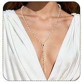 J&H DiaJuvelo 14k Gold Plated Rosary Bead Cross Necklaces, Virgin Mary Necklace for Women's, Gold Plated Rosary Bead Cross Necklaces, Hypoallergenic Non Tarnish Catholic Y Chain Religious Rosary Beads Crucifix Necklaces Jewelry Gift for Her