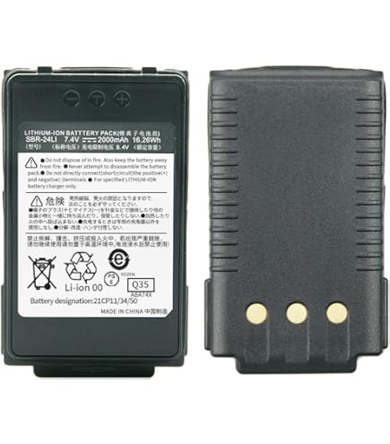YAESU製 リチウムイオンバッテリー SBR-35LI ✕ 2個 Amazon.com: YAESU Original SBR-14LI 7.2V, 2200mAh Lithium