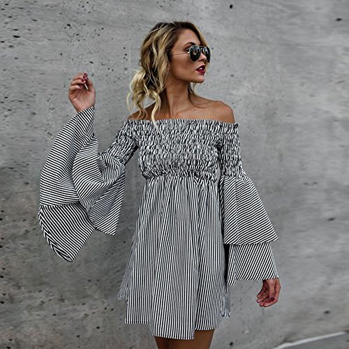 4 Gerichy+Women+Shoulder+Striped+Ruffles
