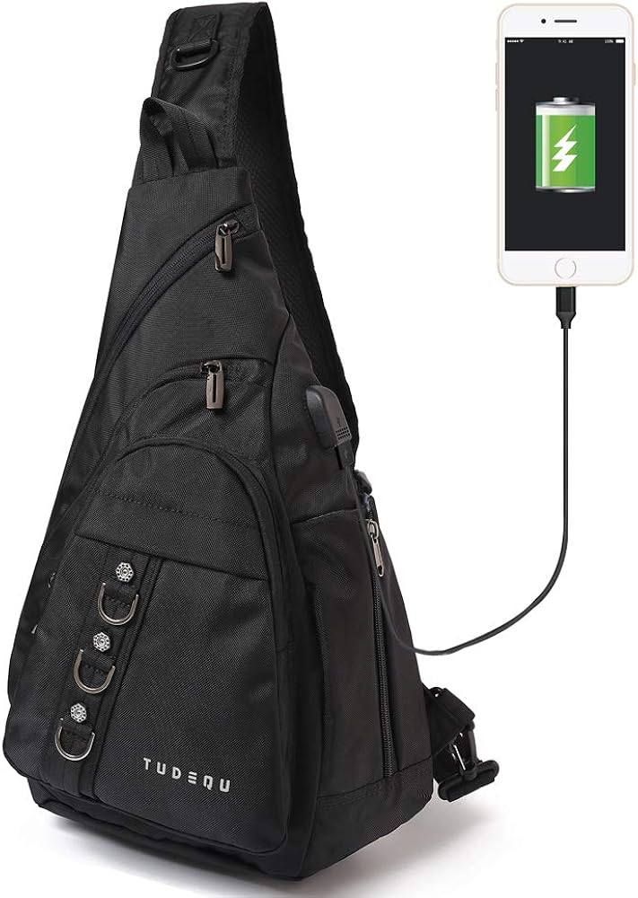 Tudequ Sling Chest Crossbody Single Shoulder Backpacks Bags Daypacks