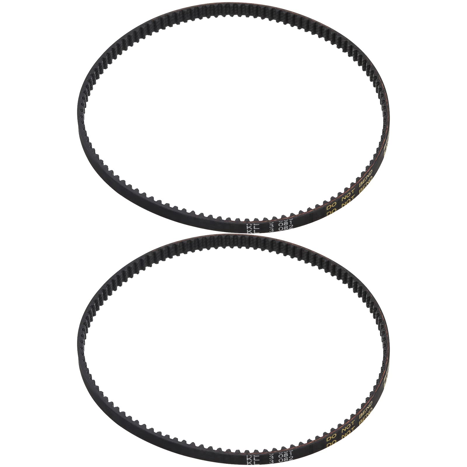 YINETTECH 2PCS Belt Sander Drive Belt, Rubber Closed Loop, 6mm Width, 330mm Circumference, 110 Teeth, Compatible with Makita 9404 9903 9920, OEM 225084-9