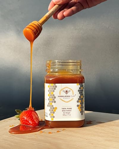 Himalayan Mad Honey 250 GM, Pure Raw Honey from Nepal, Harvested