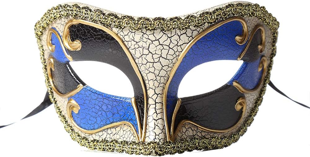 Retro Men’s Venetian Masquerade Mask Party Halloween Christmas Carnivals Masks BK016