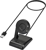 kwmobile Docking Station Charger Cable Stand for Ticwatch Pro 5 3 Lite E3 Black view 8