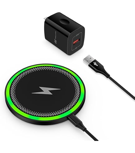WIRELESS CHARGING PAD  ワイヤレス充電パッド 2種類セット Amazon.com: 15W Samsung Wireless Charger Pad Fast Charging Station