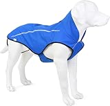 Mile High Life Dog Raincoat Adjustable Waterproof Reflective XXS Blue view 6