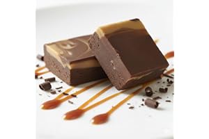 DEVON'S MACKINAC ISLAND FUDGE CO. Devon's Mackinac Island Fudge Co 5.5 oz - Gourmet Creamy Fudge - Handcrafted Sweet Treats - Chocolate, Peanut Butter, Maple & More - Great Gift or Dessert (Double Dark Caramel Sea Salt)