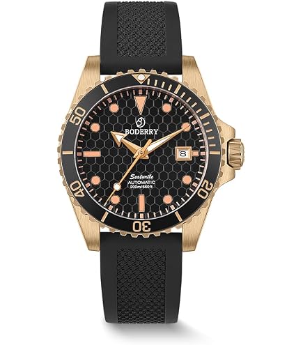 Amazon.com: BODERRY Men's Watch 40mm Solid Titanium 3-Hand No-Date