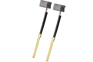 QINALO 445861-03 445861-25 Carbon Brush Set for DeWalt DW402 DW421 - Replacement Kit for Power Tools (2 Pack)