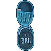 Anleo Hard Travel Case for JBL Clip 5 / Clip 4 - Portable Mini Bluetooth Speaker (Blue)