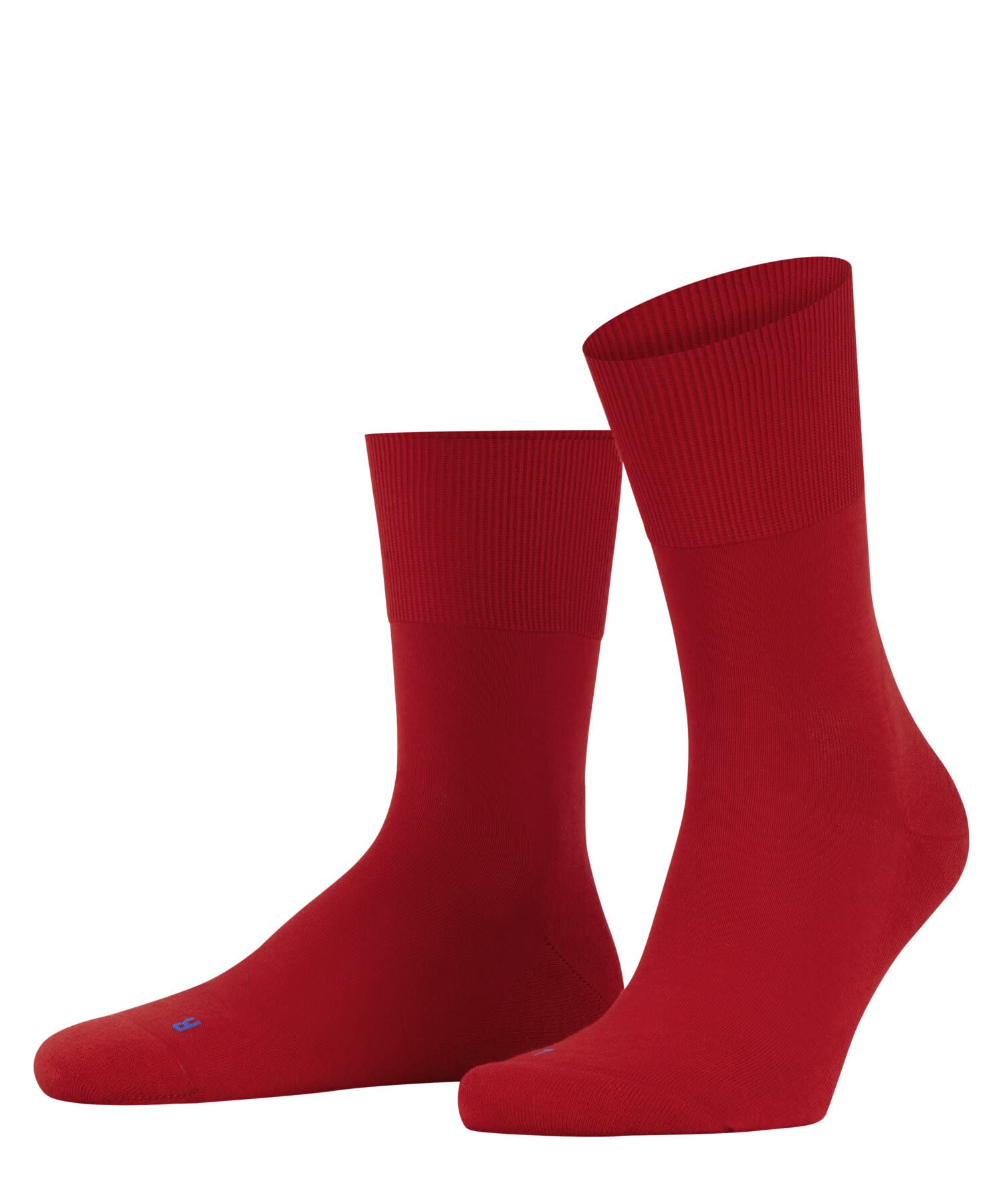 FALKE Unisex Run U Sso Cotton Plain 1 Pair Socks, Red Fire 8150, 4-5