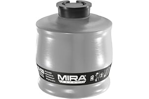 MIRA SAFETY M MIRA Safety - VK-530 Filter - Single 40mm Gas Mask Filter - Smoke & Carbon Monoxide Respirator Filters - NATO Standard Size (40mm x 1/7") - Canister Filter Fits CBRN Masks - 5 Year Shelf Life