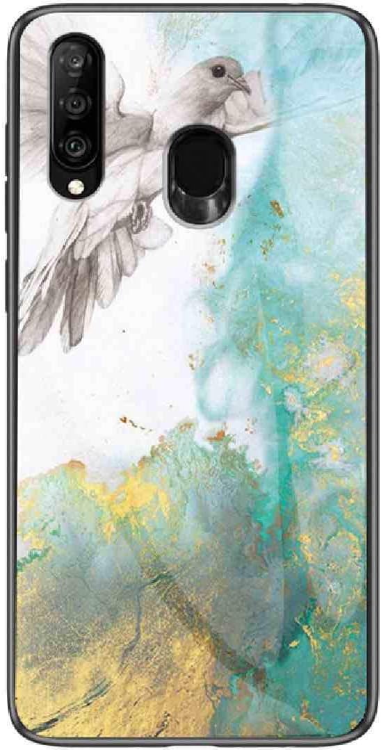 Vivo Y17/Y3/Y15/Y12 Case, Portable Marble Rock Stone Glass Background Useful Thin Combined Cover, HUZIGE New Come Protect Thin Slim Phone Light Case For Vivo Y17/Y3/Y15 Bird
