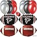 Atlanta Falcons Football Party Mylar 17pc Balloon Pack, Red Black White