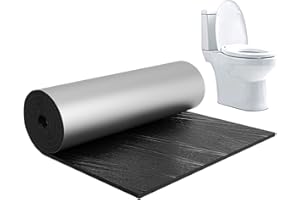 Toilet Cistern Insulation Liner, 100×40cm Toilet Tank Lation Kit with Aluminum Foil, Waterproof Self Adhesive TOI-let Tank In