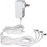 4.5v Lemax Power Adapter with 3 Output Jacks Compatible with Lemax Lighted Accessory 94566 94563 94564 94565 74295 74269 84428 Christmas Halloween Village Lights Micro Lighting Building Decor