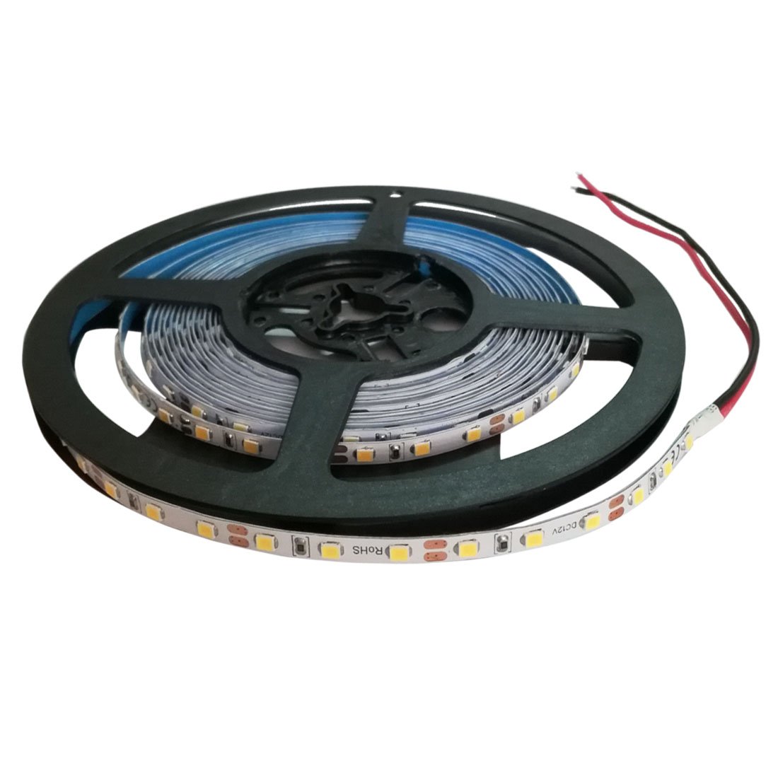 5mm Led Strip, 450leds/5M Led Strip Lights, SMD 2835, 12V DC Non-Waterproof, DIY Christmas Holiday Home Kitchen Car Bar Indoor Party Decoration (White)