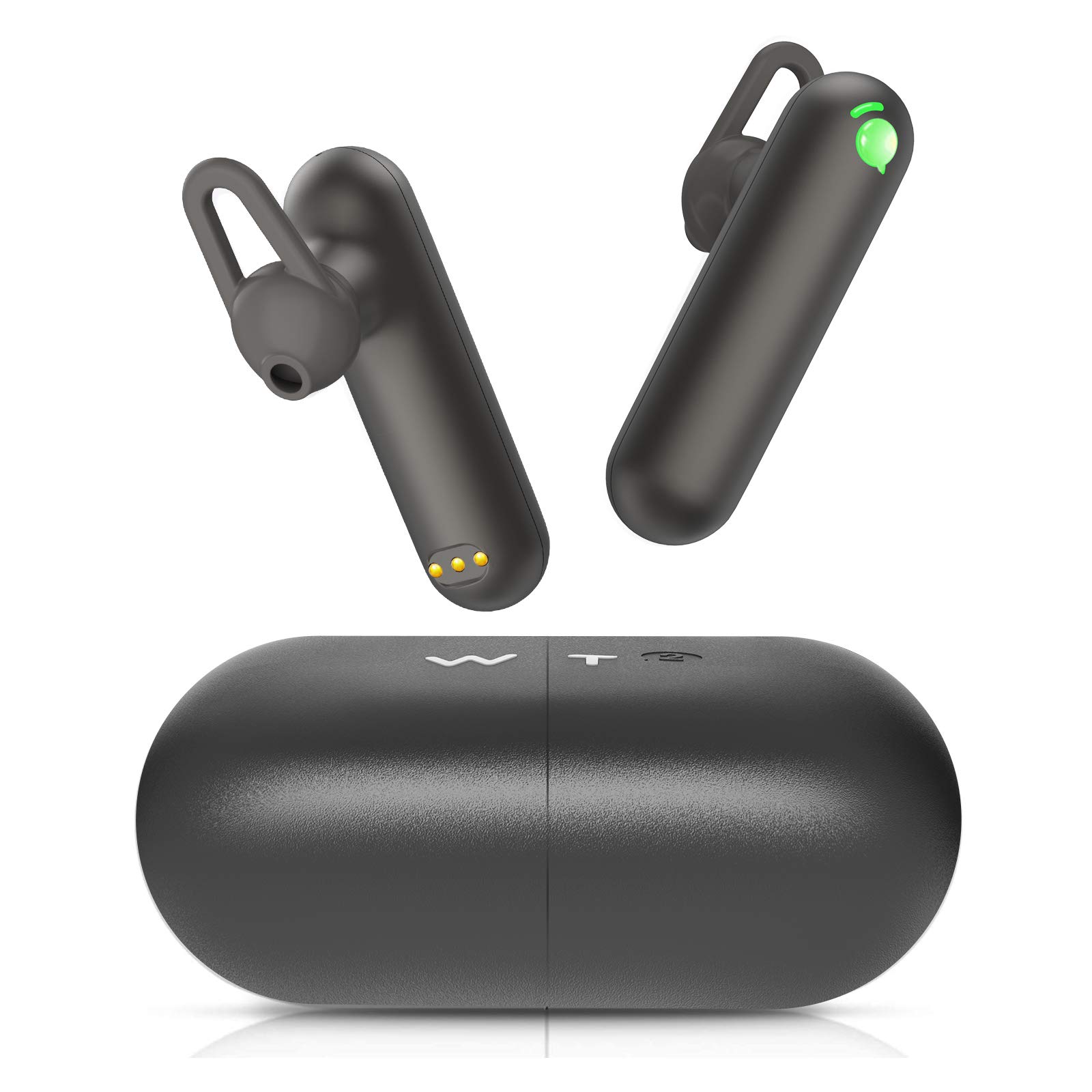 Timekettle WT2 Language Translator - Supports 40 Languages & 93 Accents, Voice Translator Earbuds, Wireless Bluetooth Translator with APP, Real Time Translation, Fit for iOS & Android w/Charging Case