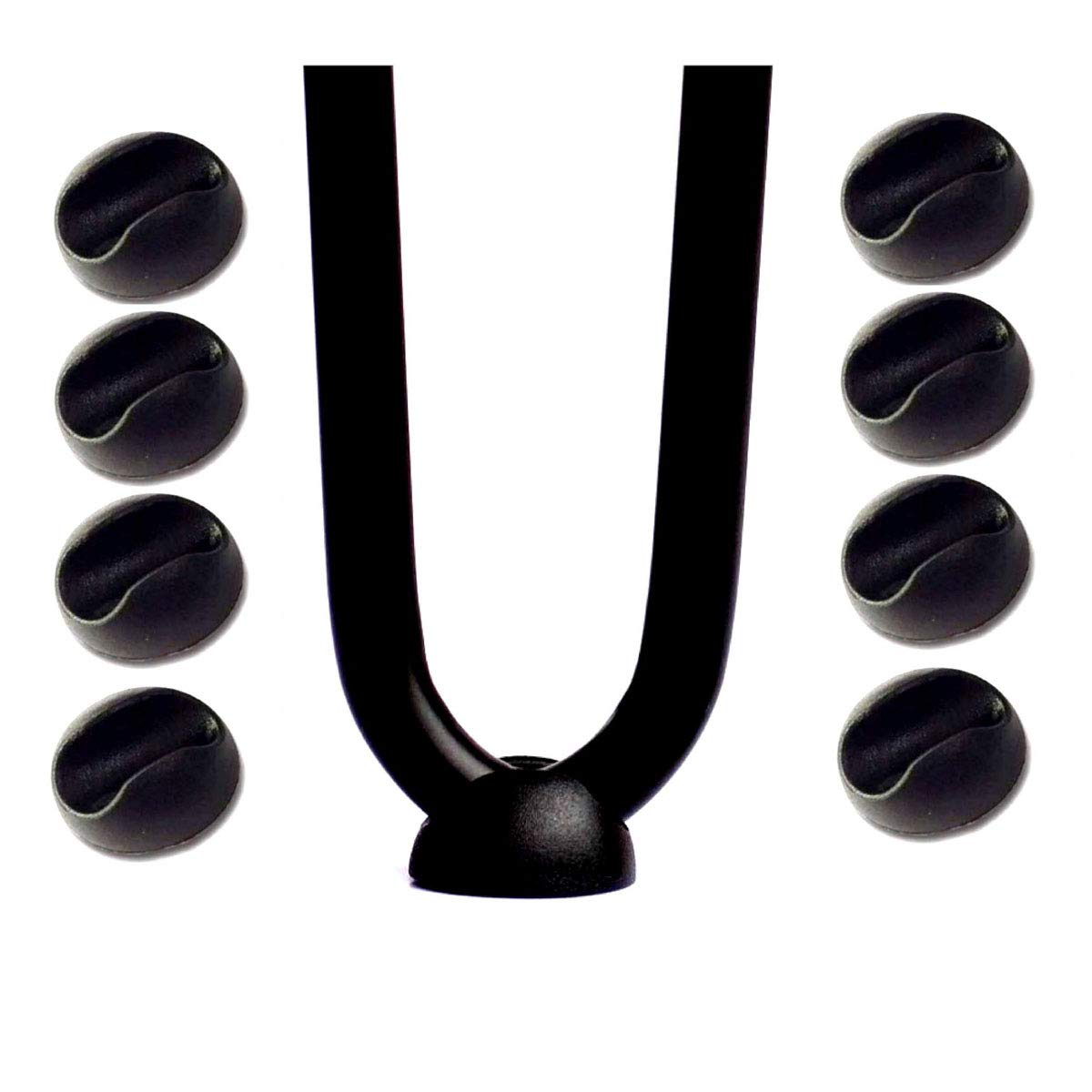 Drenky Hairpin Leg Feet Protectors Cover-Top Tighter Floor Glides Top Clip Guards for 10mm Steel Hairpin Table Legs, 8 Pack