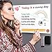 Magnetic Dry Erase Board for Refrigerator,Refrigerator Calendar Whiteboard with Stain Resistant Technology Included 3 Magnetic Dry Erase Markers and Big Eraser-17x11