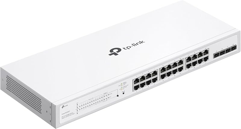 Festa FS328GP Commutateur PoE+ Gigabit 28 Ports, 24 PoE, 250 W, Gestion dans Le Cloud, Optimal pour Les Grands réseaux, QoS avancé, sécurité et facilité d'utilisation