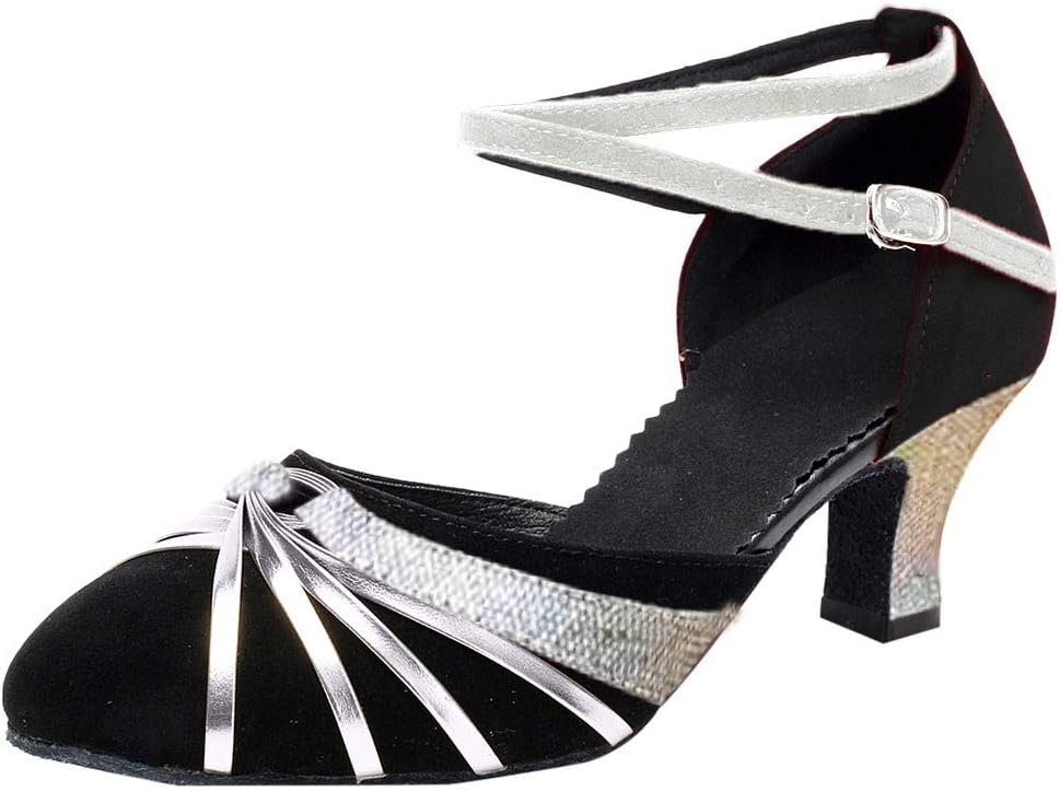 LILICAT Women's Standard Dance Shoes Latin Salsa Bachata Performance Dance Shoes Women Rumba Waltz Prom Ballroom Latin Salsa Dance Shoes Square Dance Shoes
