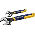 IRWIN VISE-GRIP Adjustable Wrench Set, SAE, 6-Inch & 10-Inch, 2-Piece (2078700)