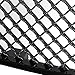 Front Upper Bumper Grille Grill Compatible with Chevy Silverado 1500 07-13, ABS Plastic, Mesh Style, Glossy Black