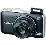 Canon PowerShot SX230 HS 12.1 MP CMOS Digital Camera with 14x Image Stabilized Zoom 28mm Wide-Angle Lens and 1080p Full-HD Video (Black) (OLD MODEL)