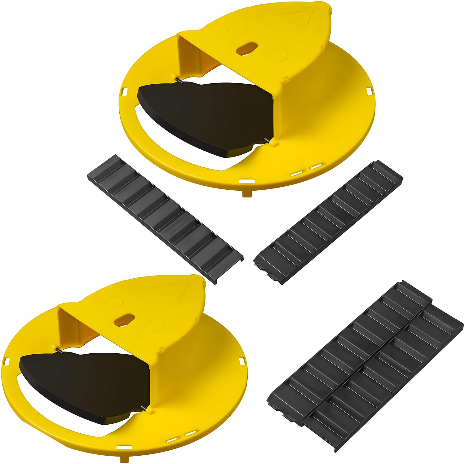 Photo 1 of Oarkive Mice Mouse Rat Trap Bucket Flip Lid,Mouse Rats Trap Bucket Indoor Outdoor,Humane Mouse Trap,Mouse Trap Bucket Lid Auto Reset | 5 Gallon Bucket Compatible | Mouse Trap Bucket Lid (2 Pack)