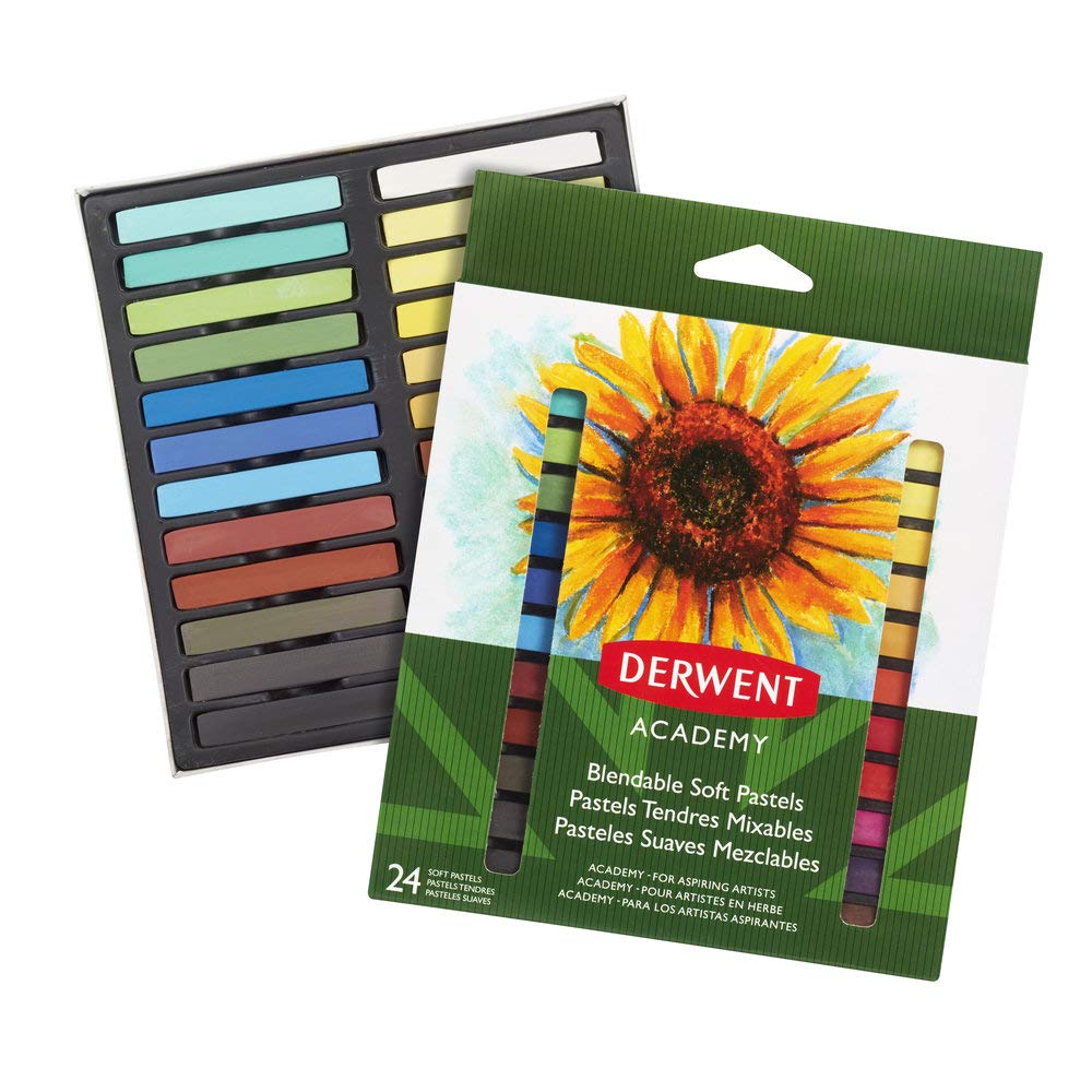 Derwent Academy Soft Pastels, Set of 24, 98216